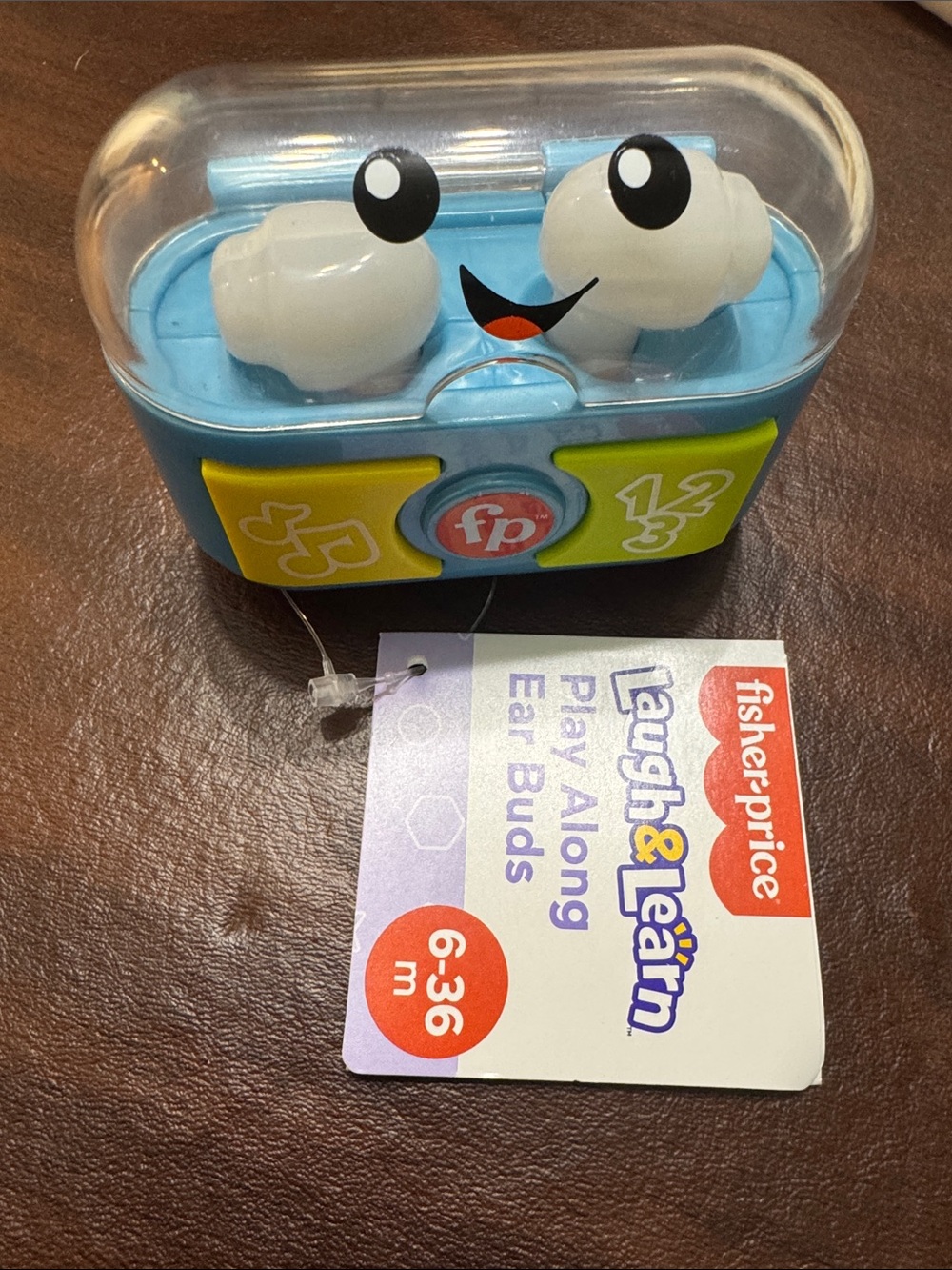 Fisher-Price Laugh & Learn Blue and Yellow Play Along Ear Buds with Sound